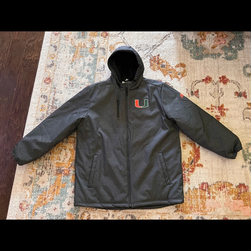 University of Miami Team issued fully lined winter jacket
